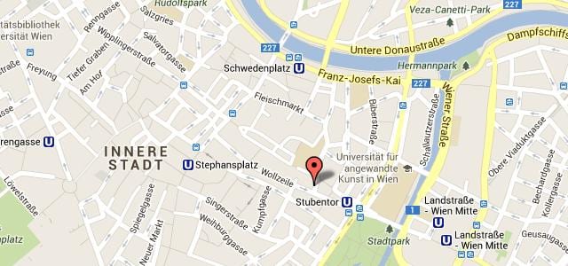 ਨਕਸ਼ਾ ਦੇ stephansplatz ਵਿਯੇਨ੍ਨਾ ਨਕਸ਼ਾ