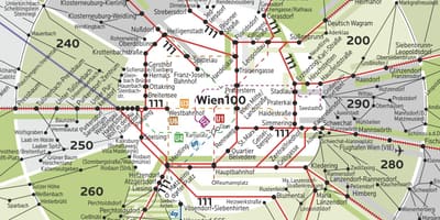 Wien ਜ਼ੋਨ 100 ਨਕਸ਼ਾ