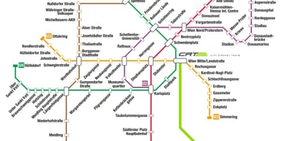 Wien ਗੱਡੀ ਦਾ ਨਕਸ਼ਾ