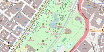 ਨਕਸ਼ਾ ਦੇ stadtpark ਵਿਯੇਨ੍ਨਾ