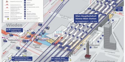 Wien hbf ਨਕਸ਼ਾ